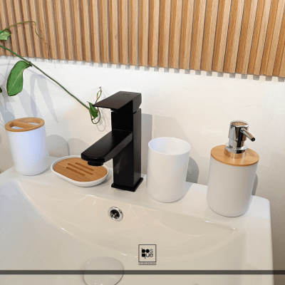Set de Accesorios light Bambu - White