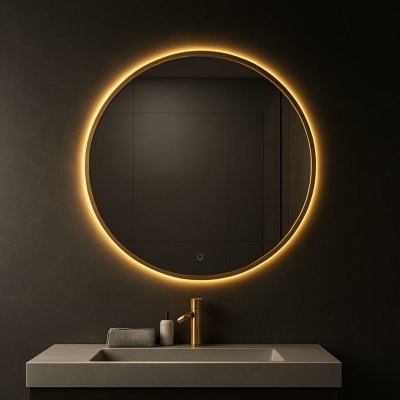 ESPEJO SMART ONE CIRCLE 60 CM BRONCE1