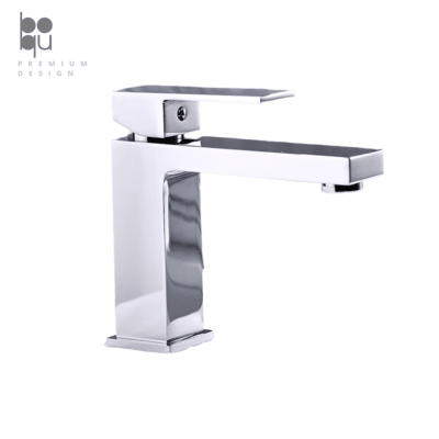 Monomando Square Cromo Bajo