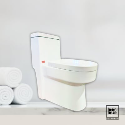 W.C una Pieza - Cierre suave - Modern White