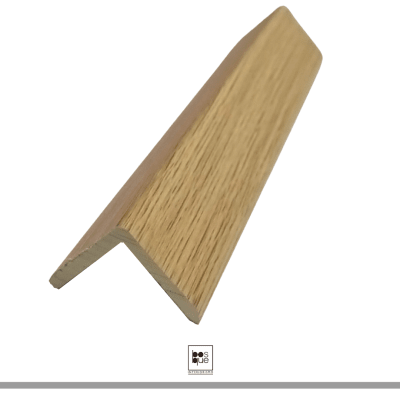 PERFIL PVC TIPO L 25MM COLOR NATURAL