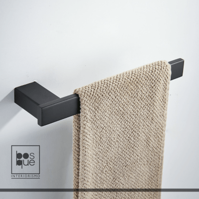 Toallero de Barra Negro Matte1