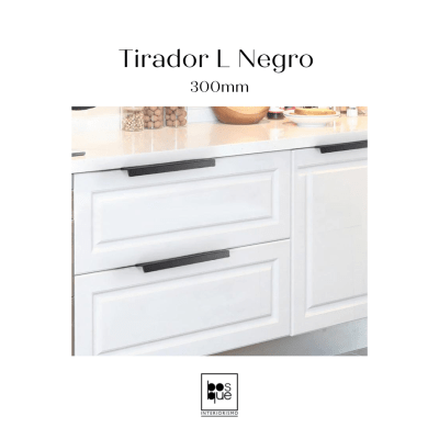 Tirador L Negro 300mm1