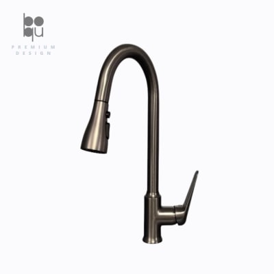 Monomando Lavaplatos - Metal Gris Mate1