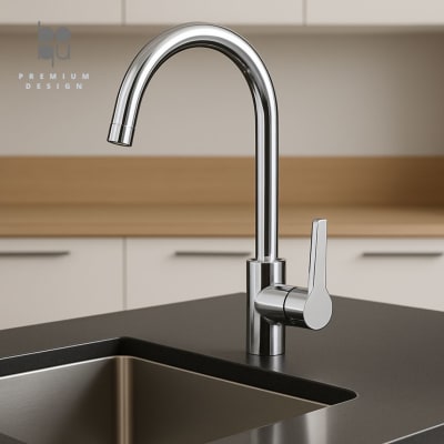 Monomando Lavaplatos - Curvo Satinado