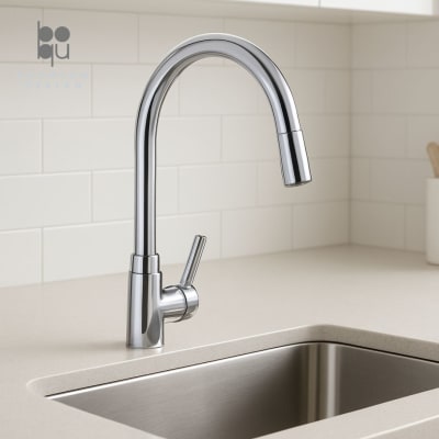 Monomando Lavaplatos - Curvo Cromado1