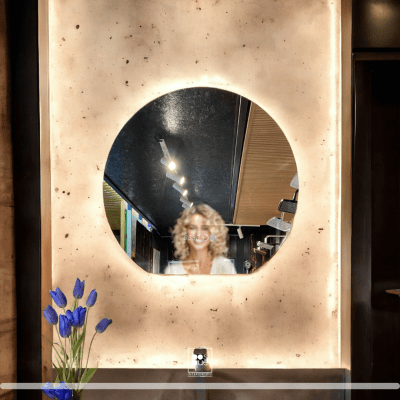 ESPEJO SMART ONE LIGHT 60 CM - BASE RECTA