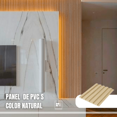 Panel PVC tipo madera - Small Color Natural