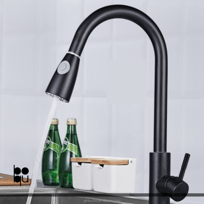 Monomando Lavaplatos Flexible Black