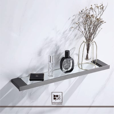 Repisa Plana Vidrio Grafito3