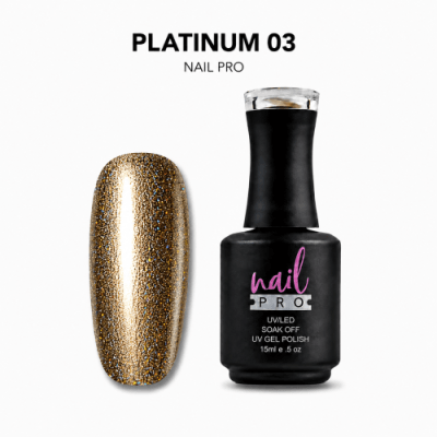 Esmalte Permanente Ojo de Gato Platinum 03 Nail Pro 15 ml1