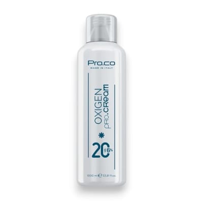 Agua oxigenada en crema  Pro.Color 20 vol 1000 ml1