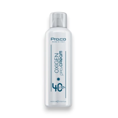 Agua oxigenada en crema  Pro.Color 40 vol 1000 ml1