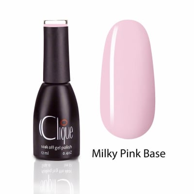 Base gel Clique milk pink 12 ml1