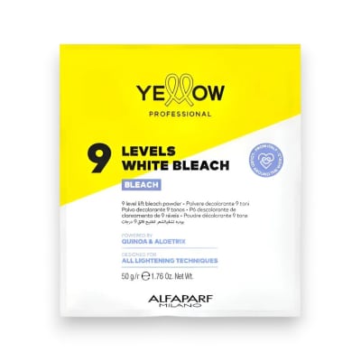 Decolorante Yellow Alfaparf White Bleach 9 tonos 50 gramos1
