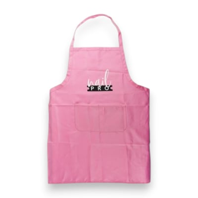 Delantal rosado Nail Pro1