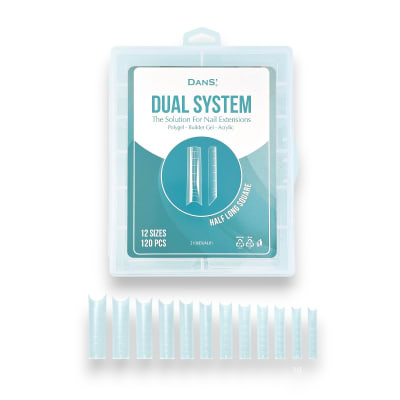 Tips Dual system Half Long Square Dans 120 pcs1