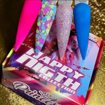 Colección de acrílicos Happy Nigth Wapizima 4 piezas1