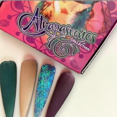 Colección de acrílicos Atrapasueños Wapizima 4 piezas1