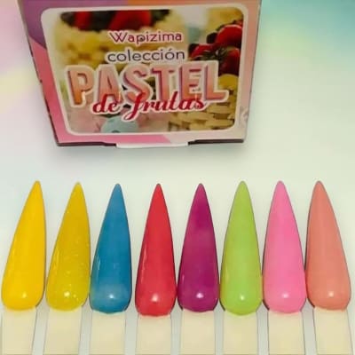 Colección de acrílicos Pastel de Frutas Wapizima 8 piezas1