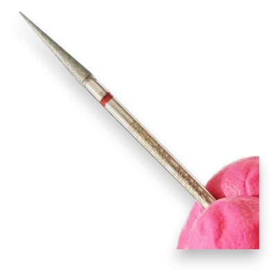 Fresa Punta Larga Roja Dream Nails1