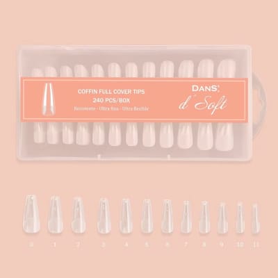 Tips Soft Gel Dans Coffin Full 240 piezas1