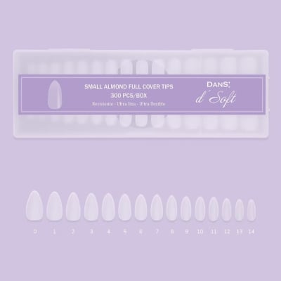Tips Soft Gel Dans Small Almond Full 240 piezas1