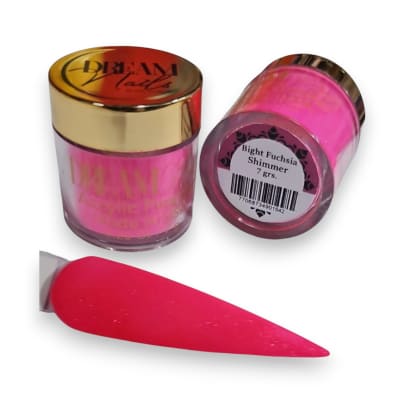 Acrílico Dream Nails Bight Fuchsia Shimmer 7grs1
