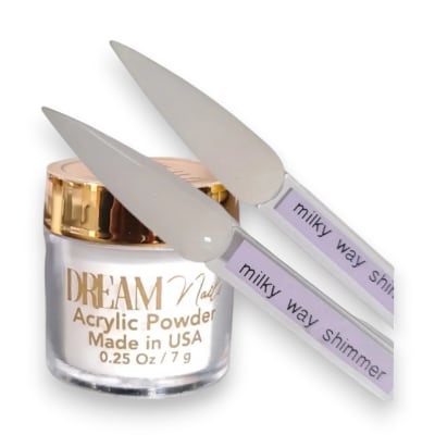 Acrílico Dream Nails Milky Way Shimmer1