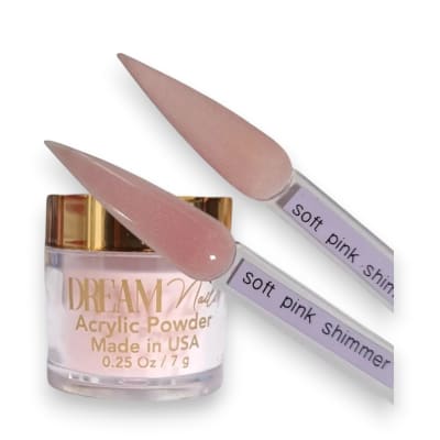 Acrílico Dream Nails Soft Pink Shimmer1