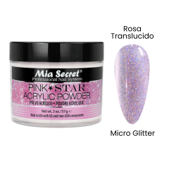Acrílico Mia Secret Pink Star 57 gramos
