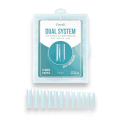 Tips Dual system Half Long Square Dans 120 pcs