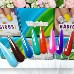 Colección de acrílicos Básicos Volumen 2 Wapizima 8 piezas