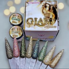 Colección de acrílicos Glam Wapizima 8 piezas