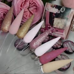 Colección de acrílicos Sueños Rosas Wapizima 8 piezas
