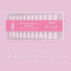 Tips Soft Gel Dans Stiletto Full 240 piezas
