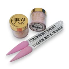 Acrílico Dream Nails Strawberry Sorbet Shimmer 7 gramos