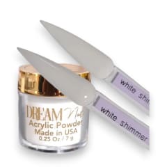 Acrílico Dream Nails White Shimmer