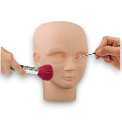 Cabeza de practica para extensiones de pestañas