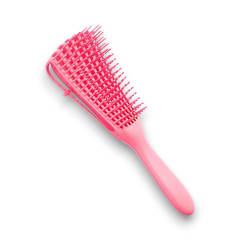 Cepillo flexible desenredante para cabello crespo