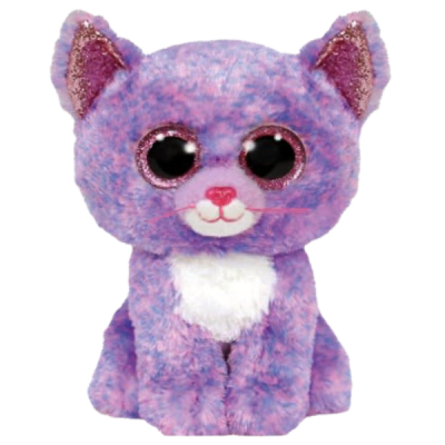 Ty Peluche Beanie Boos Cassidy Gato Lavanda 36248