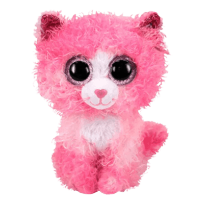 Ty Peluche Beanie Boos Reagan Gato Rosado 363082
