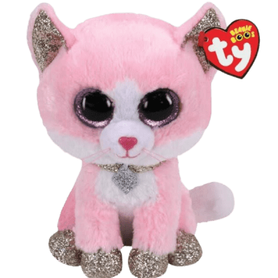Ty Peluche Beanie Boos Fiona Gato Rosado 36366