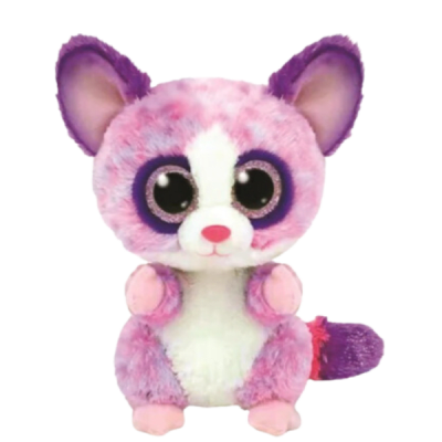 Ty Peluche Beanie Boos Becca Lemur Rosado 36395