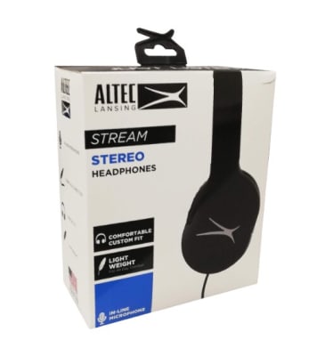 Altec Lansing Audífono Stream C/Micrófono Black