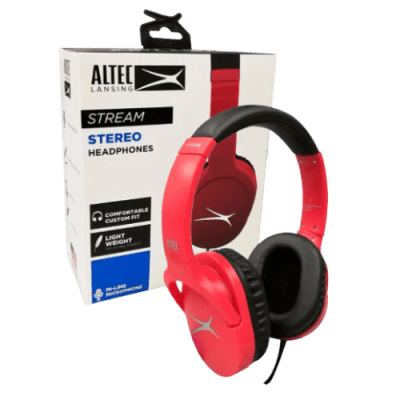 Altec Lansing Audífono Stream C/Micrófono Red