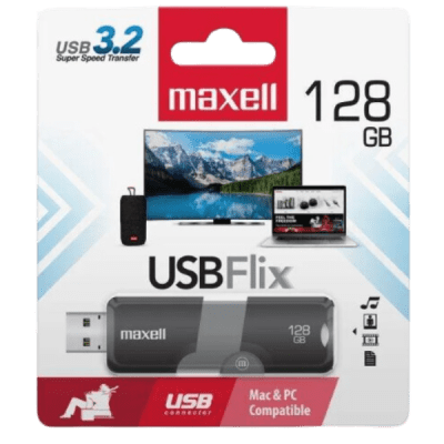 Maxell Pendrive 128GB USB Flix