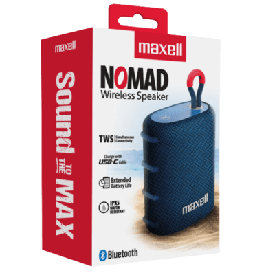 Maxell Parlante Bluetooth Nomad Azul2