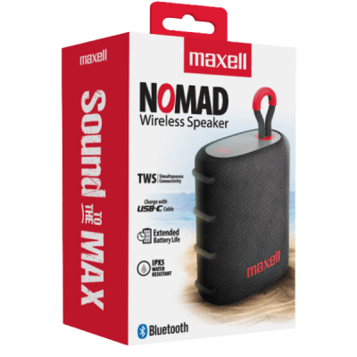 Maxell Parlante Bluetooth Nomad Gris1