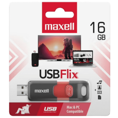 Maxell Pendrive 16GB USB Flix